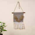  Geometric Hand Woven Wool Wall Hanging 