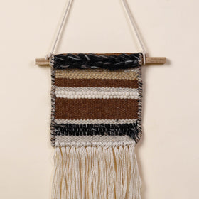  Geometric Hand Woven Wool Wall Hanging 