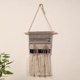  Geometric Hand Woven Wool Wall Hanging 