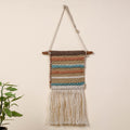  Geometric Hand Woven Wool Wall Hanging 