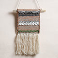  Geometric Hand Woven Wool Wall Hanging 