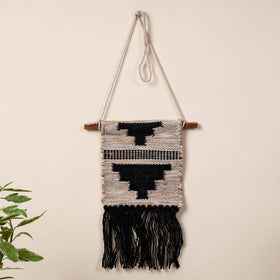  Geometric Hand Woven Wool Wall Hanging 