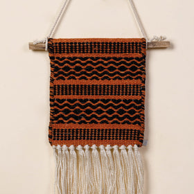  Geometric Hand Woven Wool Wall Hanging 