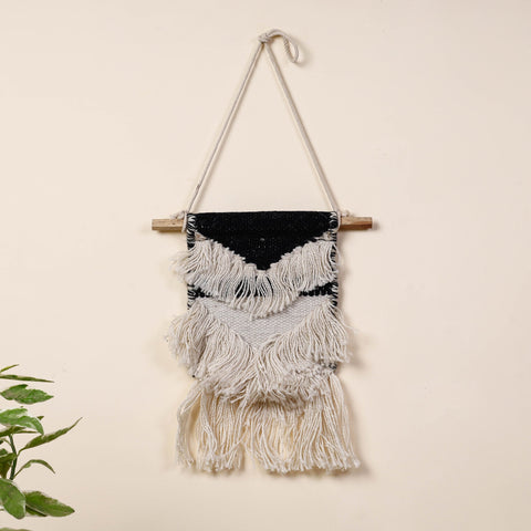  Geometric Hand Woven Wool Wall Hanging 