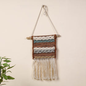  Geometric Hand Woven Wool Wall Hanging 