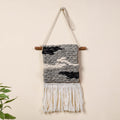  Geometric Hand Woven Wool Wall Hanging 