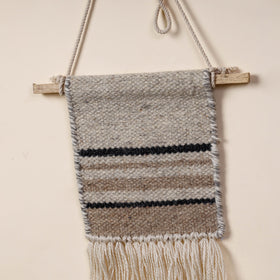  Geometric Hand Woven Wool Wall Hanging 