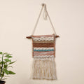  Geometric Hand Woven Wool Wall Hanging 