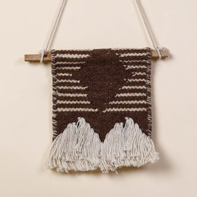  Geometric Hand Woven Wool Wall Hanging 