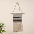  Geometric Hand Woven Wool Wall Hanging 