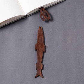 Buy Hand Carved Sheesham Wood Bookmark Online in India 