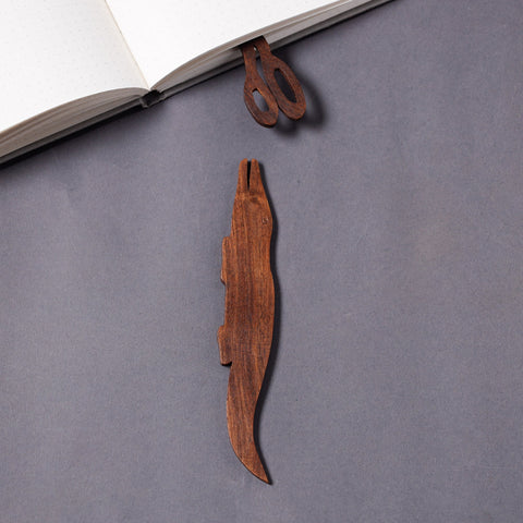 Buy Hand Carved Sheesham Wood Bookmark Online in India 