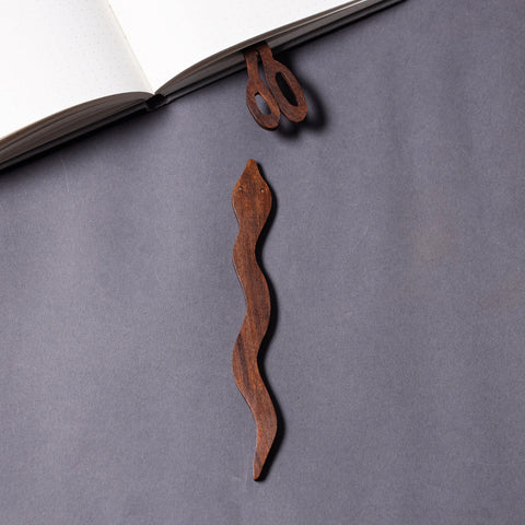 Buy Hand Carved Sheesham Wood Bookmark Online in India 