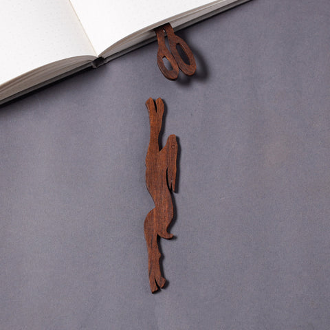 Buy Hand Carved Sheesham Wood Bookmark Online in India 