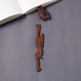 Buy Hand Carved Sheesham Wood Bookmark Online in India 