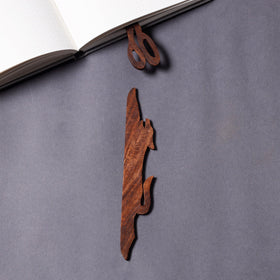 Buy Hand Carved Sheesham Wood Bookmark Online in India 
