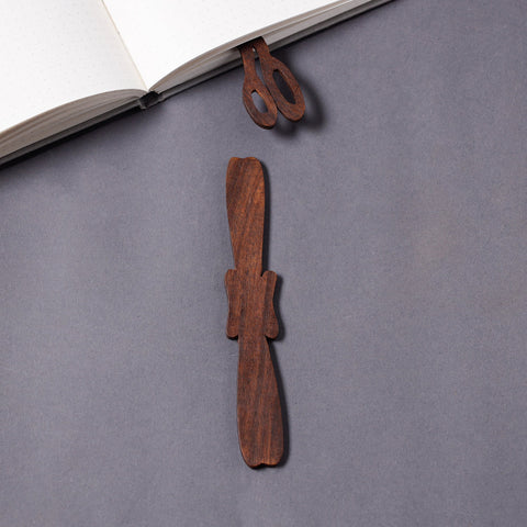 Buy Hand Carved Sheesham Wood Bookmark Online in India 