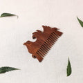  Bijnor Hand Carved Sheesham Wood Comb (Medium) 