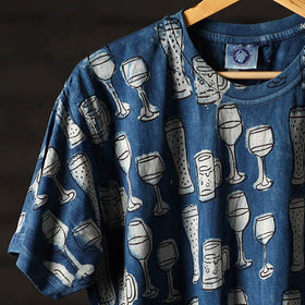 Bindaas art printed cotton unisex round neck t-shirt 01