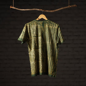 Buy Bindaas Block Art Printed Cotton Unisex Round Neck T-shirt 