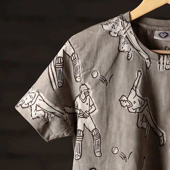 Bindaas art printed cotton unisex round neck t-shirt 08