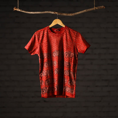 Bindaas art printed cotton unisex round neck t-shirt 11