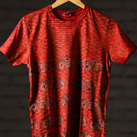 Bindaas art printed cotton unisex round neck t-shirt 11