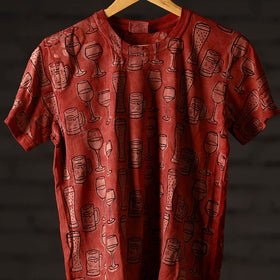 Bindaas art printed cotton unisex round neck t-shirt 14