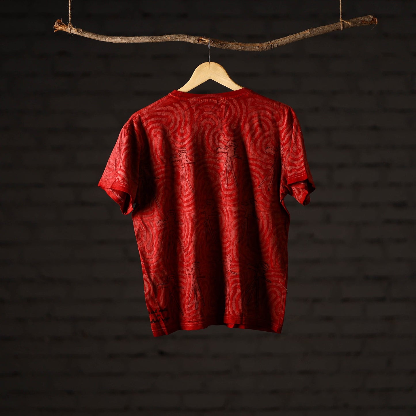 Bindaas art printed cotton unisex round neck t-shirt 18