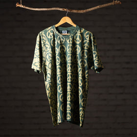 Bindaas art printed cotton unisex round neck t-shirt 20