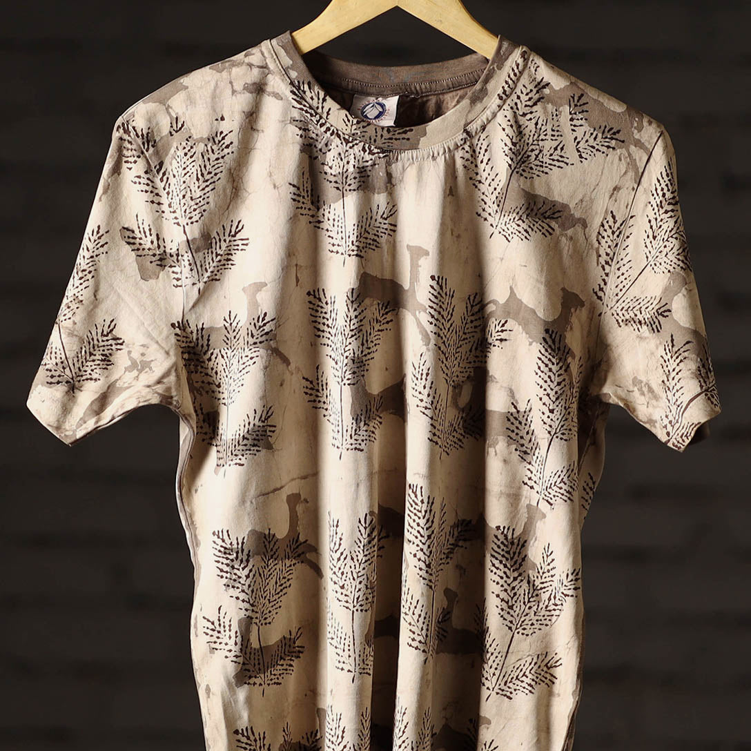 Bindaas art printed cotton unisex round neck t-shirt 31