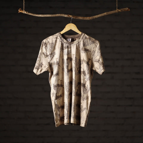 Bindaas art printed cotton unisex round neck t-shirt 31