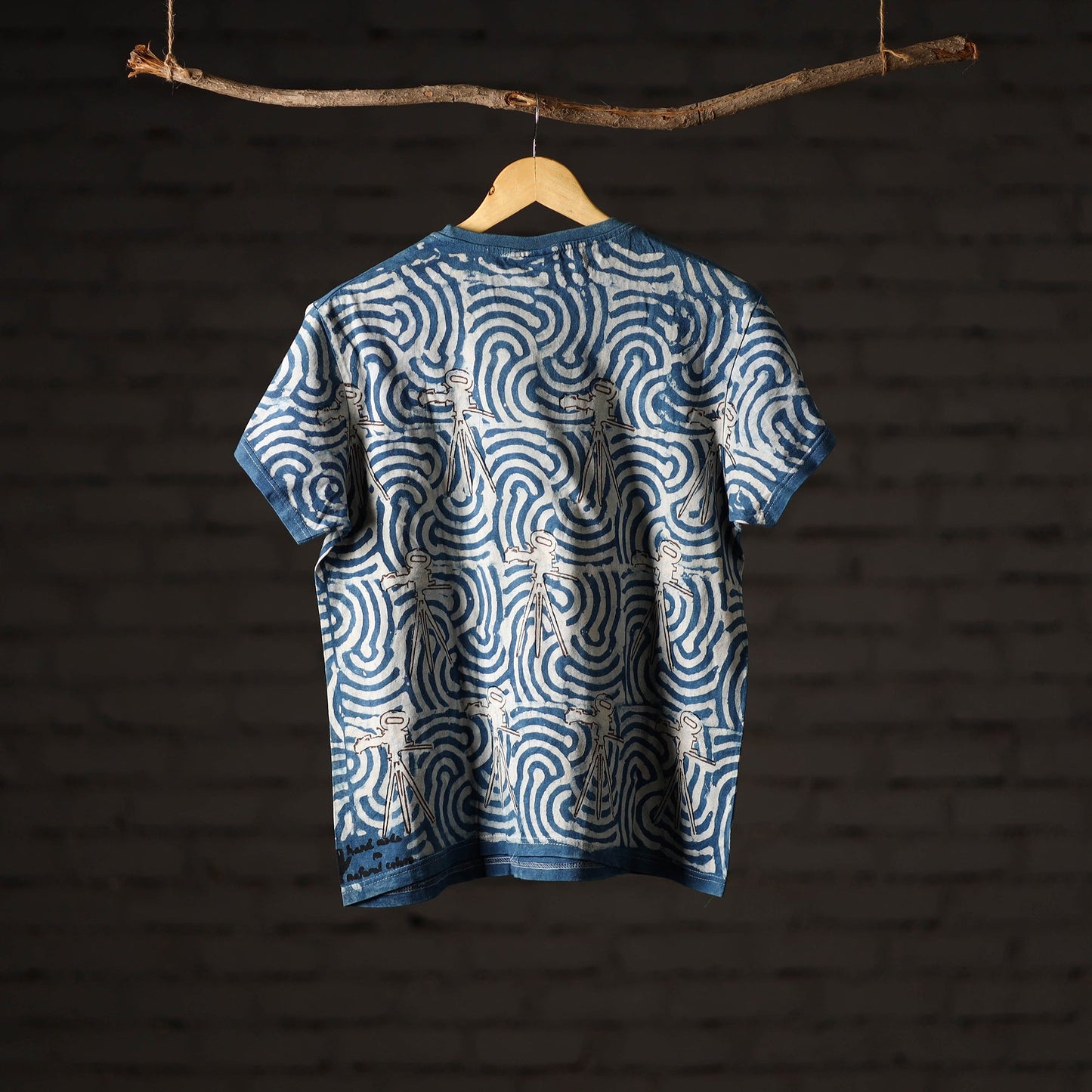 Bindaas art printed cotton unisex round neck t-shirt 37