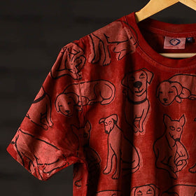 Bindaas art printed cotton unisex round neck t-shirt 40