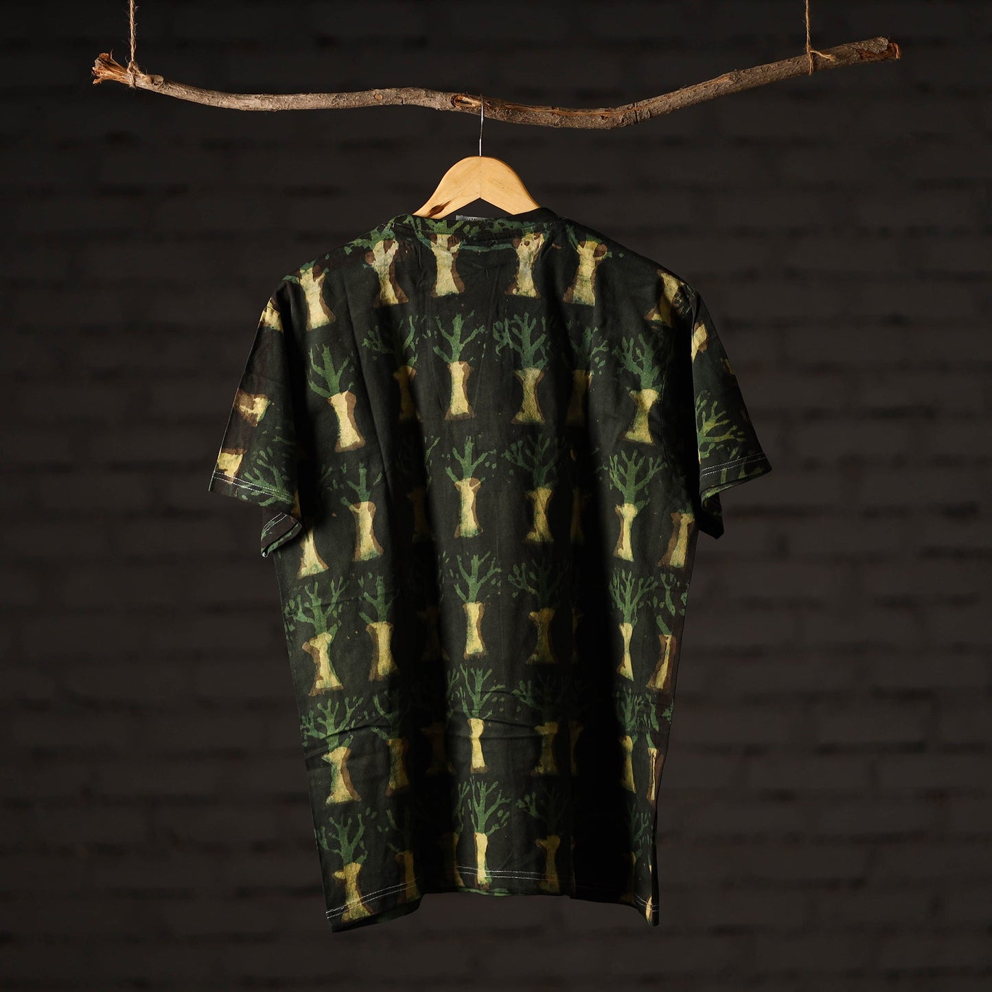 Bindaas art printed cotton unisex round neck t-shirt 44