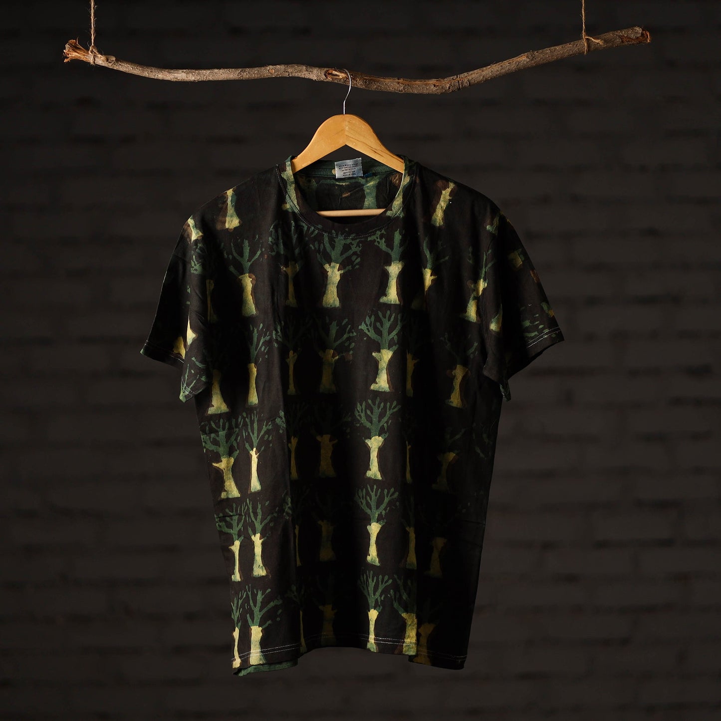 Bindaas art printed cotton unisex round neck t-shirt 44