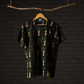 Bindaas art printed cotton unisex round neck t-shirt 44