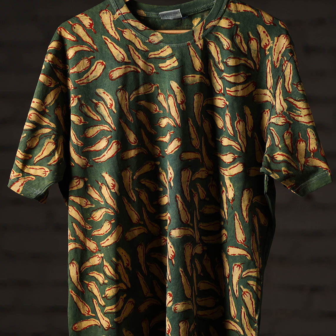 Bindaas art printed cotton unisex round neck t-shirt 48