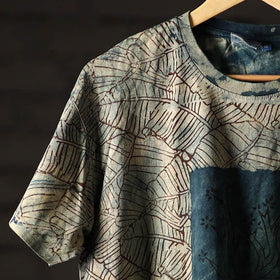 Bindaas art printed cotton unisex round neck t-shirt 49