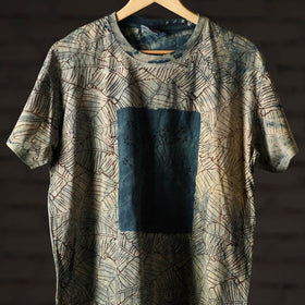 Bindaas art printed cotton unisex round neck t-shirt 49