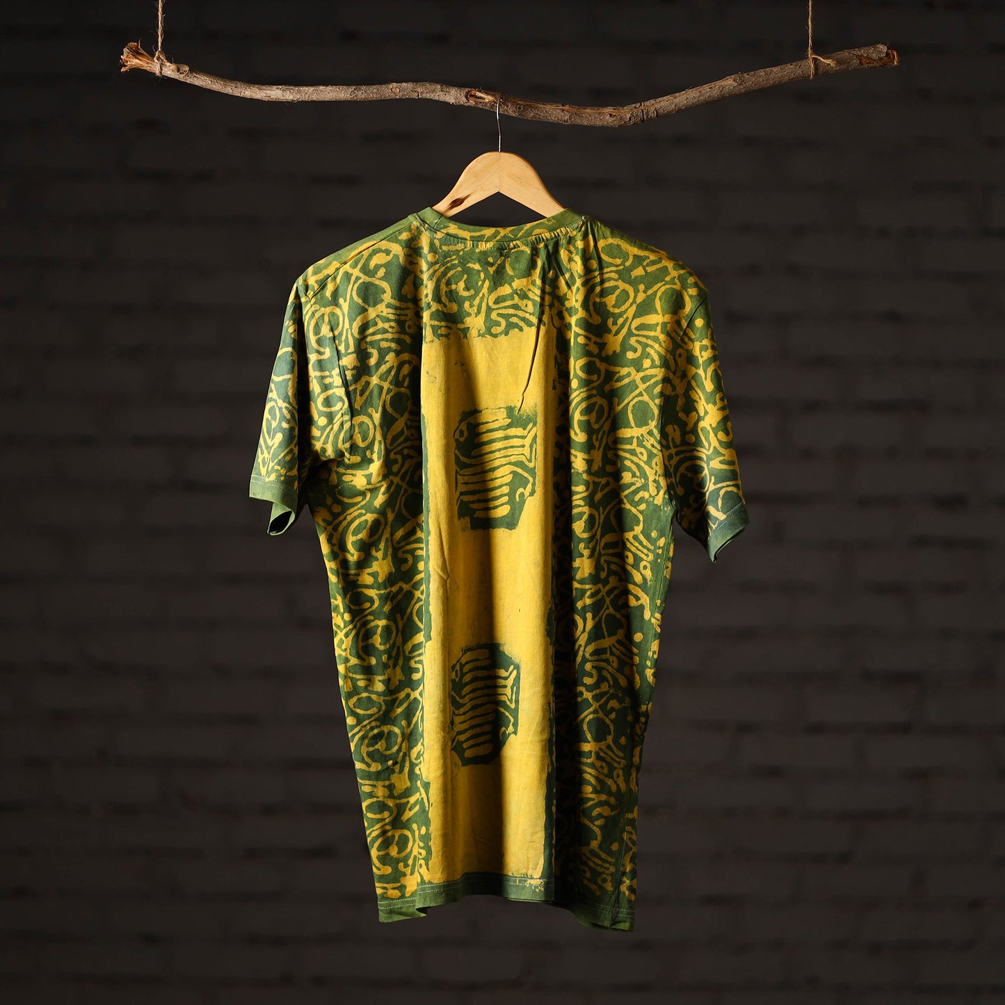 Bindaas art printed cotton unisex round neck t-shirt 50