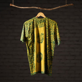 Bindaas art printed cotton unisex round neck t-shirt 50