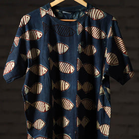 Bindaas art printed cotton unisex round neck t-shirt 60