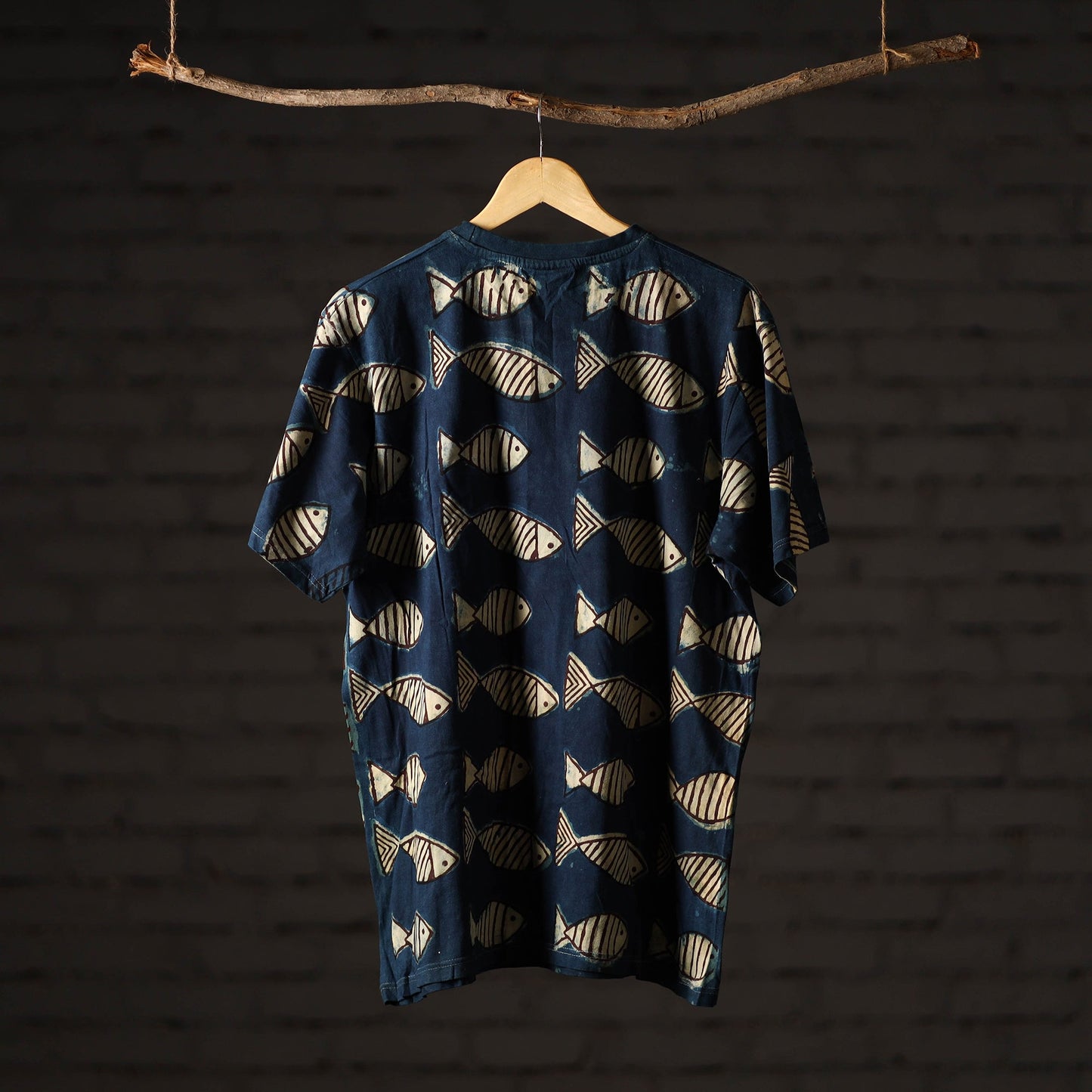 Bindaas art printed cotton unisex round neck t-shirt 60