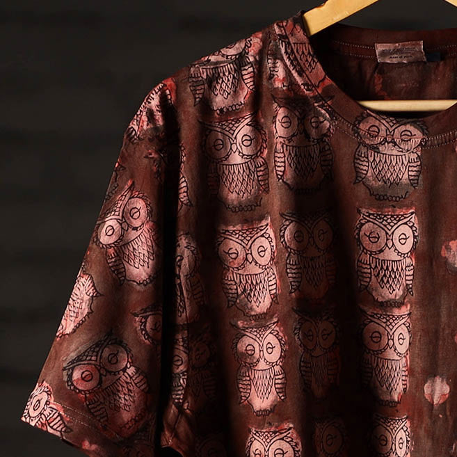 Bindaas art printed cotton unisex round neck t-shirt 61