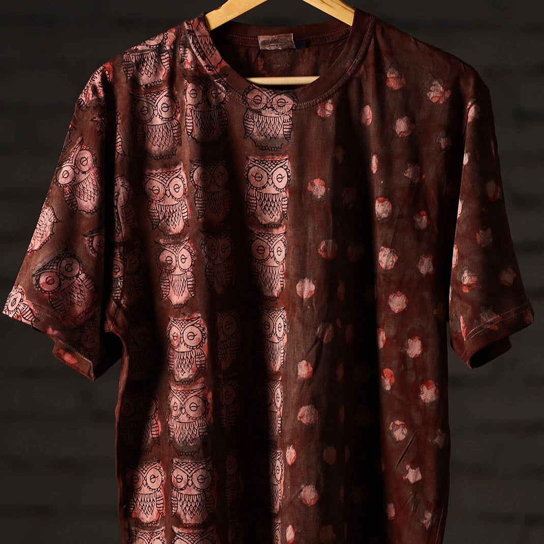 Bindaas art printed cotton unisex round neck t-shirt 61