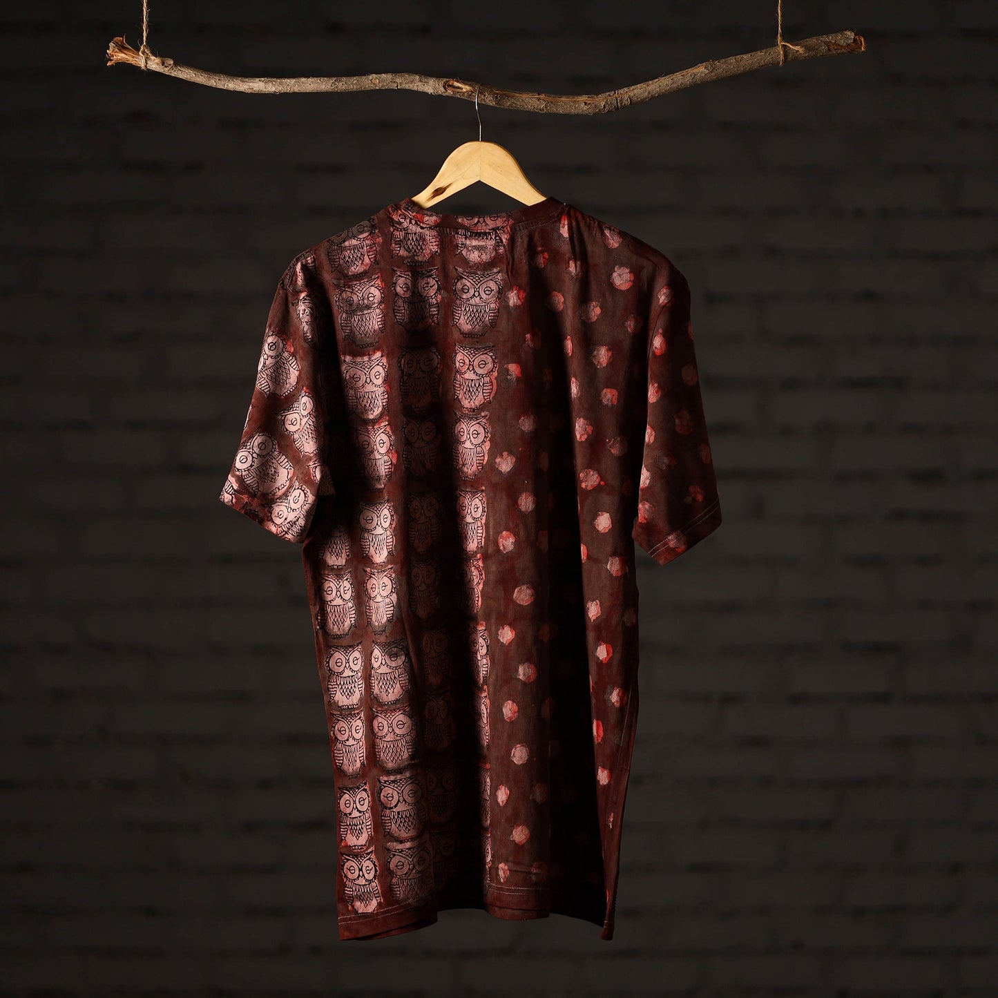 Bindaas art printed cotton unisex round neck t-shirt 61