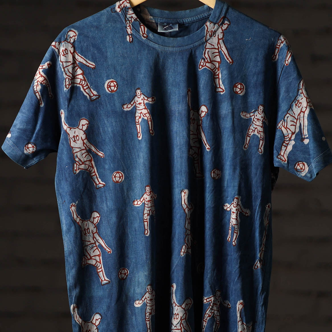 Bindaas art printed cotton unisex round neck t-shirt 89