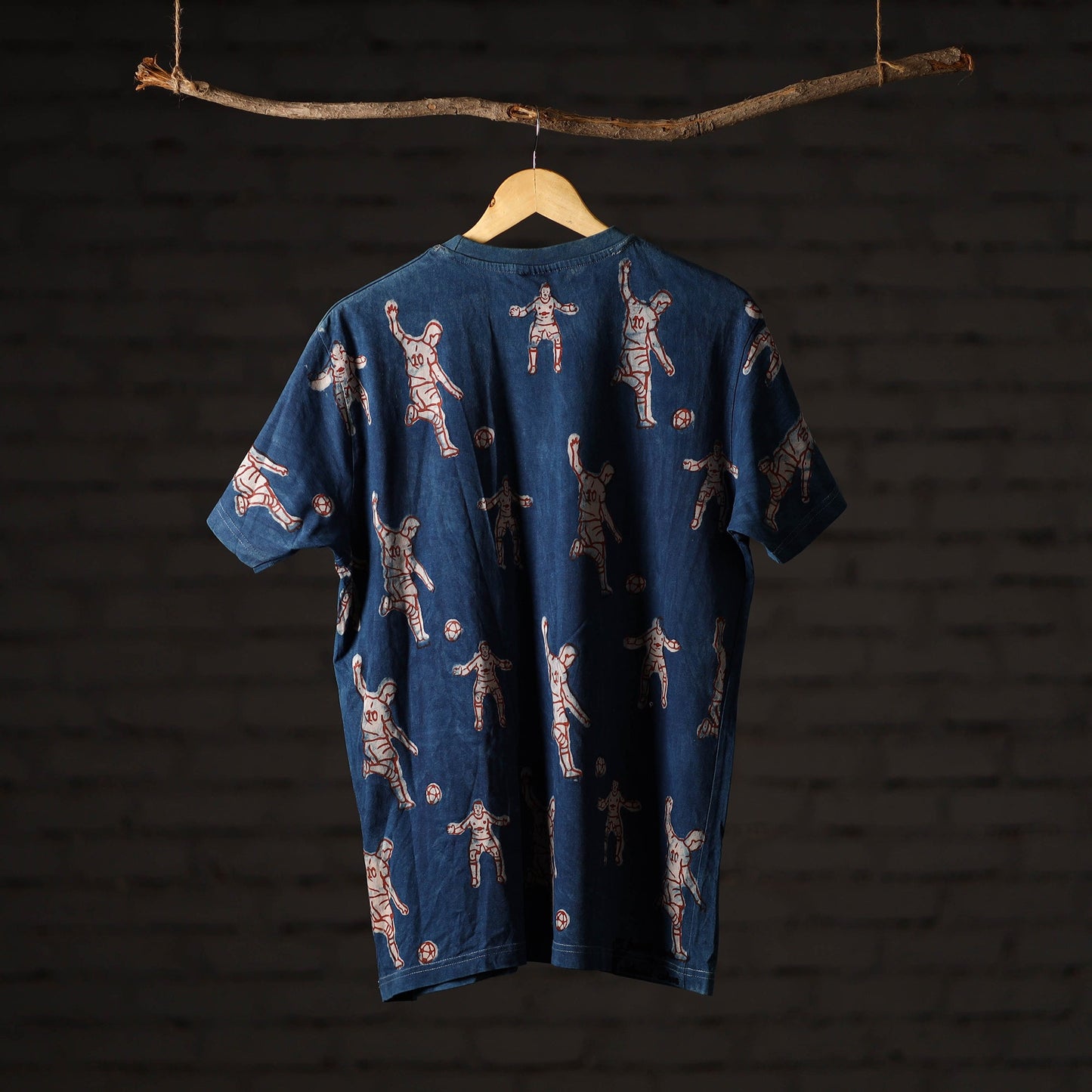 Bindaas art printed cotton unisex round neck t-shirt 89