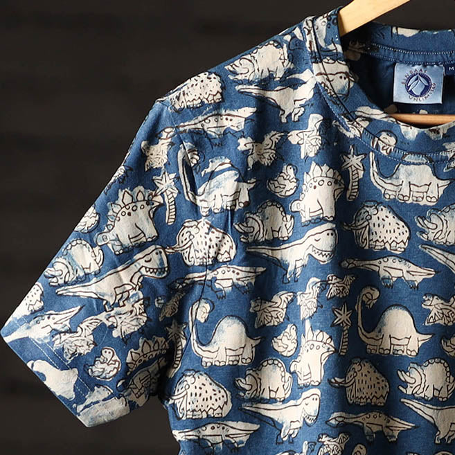 Bindaas art printed cotton unisex round neck t-shirt 94